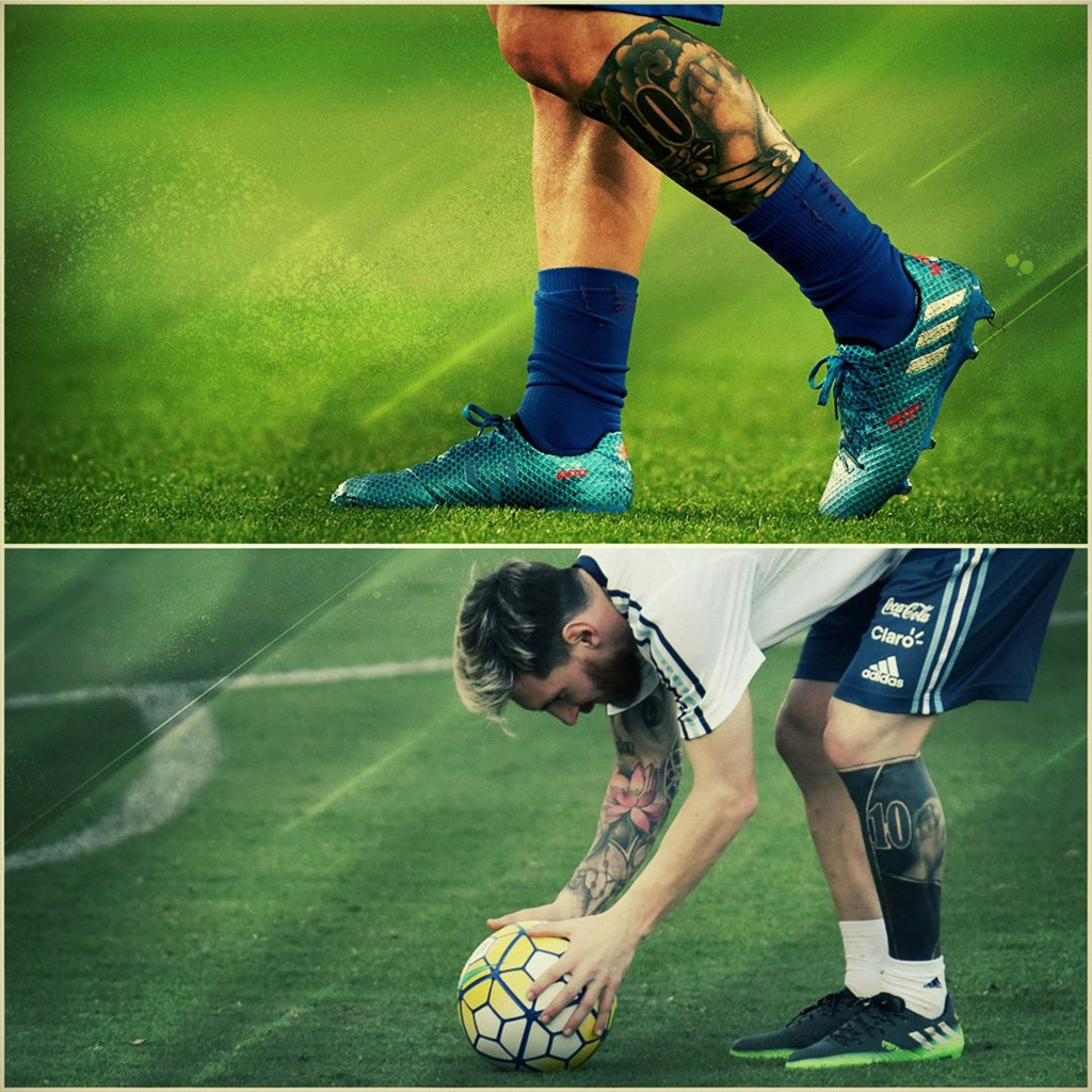 hinh anh messi xam chan