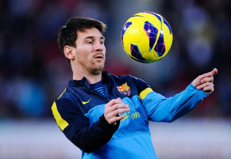 hinh anh messi trong tap luyen