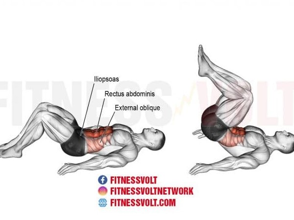 5 Bài tập giảm mỡ bụng trên giường hiệu quả trước khi ngủ