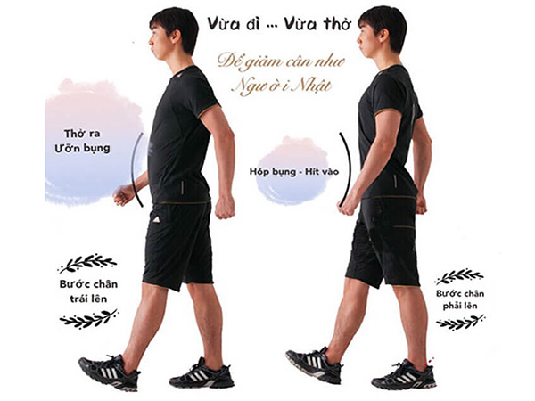 Hướng dẫn cách đi bộ giảm mỡ bụng của người Nhật