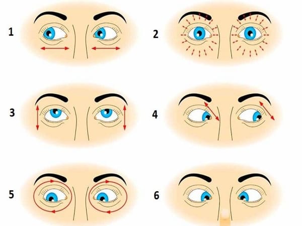 Tập thể dục cho mắt những động tác cho đôi mắt sáng khỏe