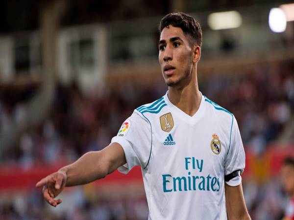 Hakimi trong màu áo Real Madrid