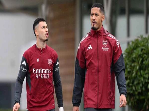 Bóng đá QT: Arsenal vắng Saliba và Martinelli trận gặp Brighton