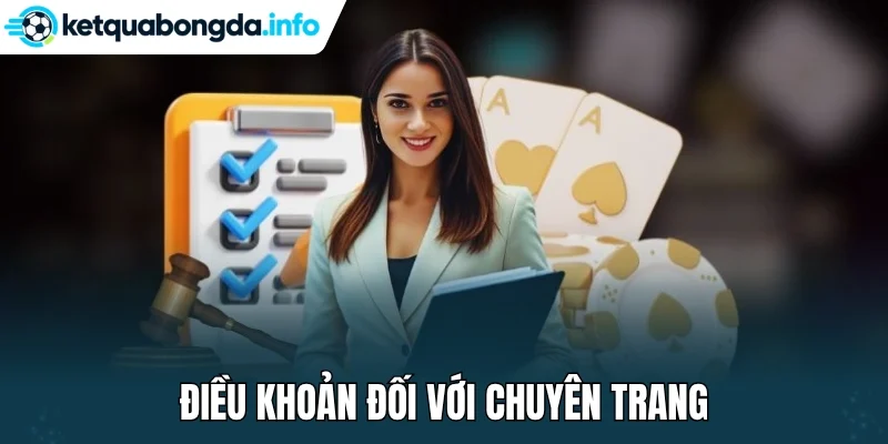 Điều khoản đối với chuyên trang
