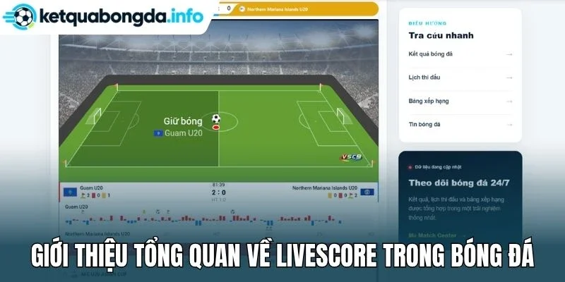 Giới thiệu tổng quan về livescore trong bóng đá
