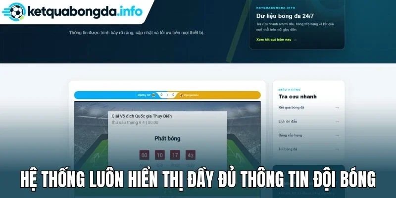 Hệ thống luôn hỗ trợ người xem tra cứu kết quả cũ