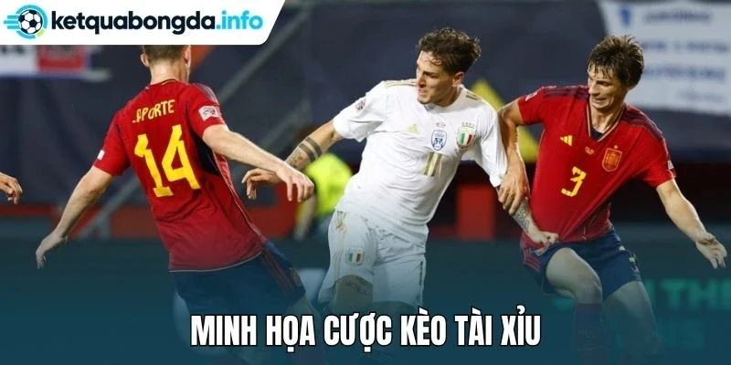 Minh họa cược kèo tài xỉu